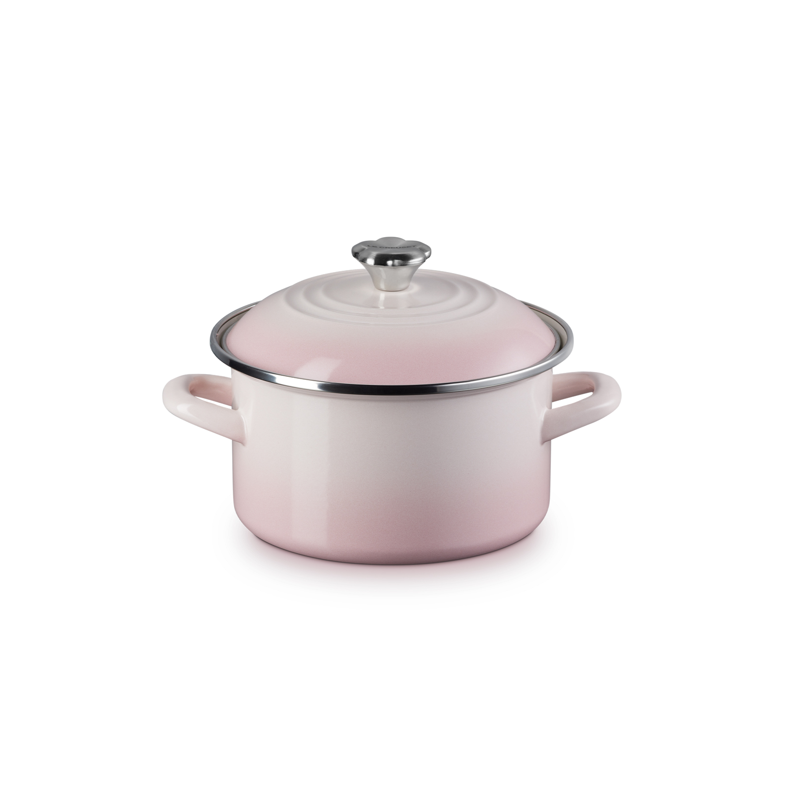 Enamel On Steel Casserole (Flower Knob) image number 0