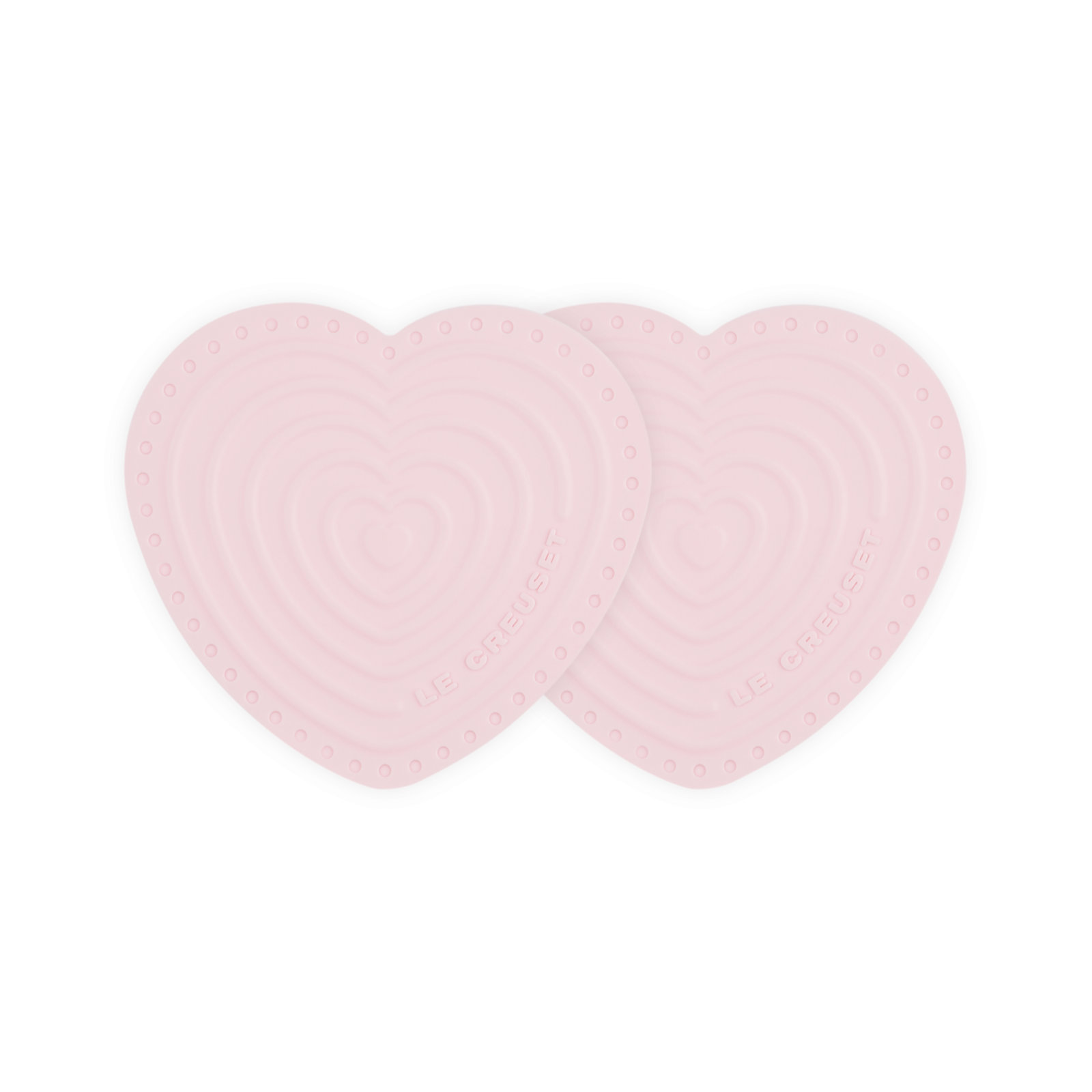 Set of 2 Silicone Mini Heart Hotpad