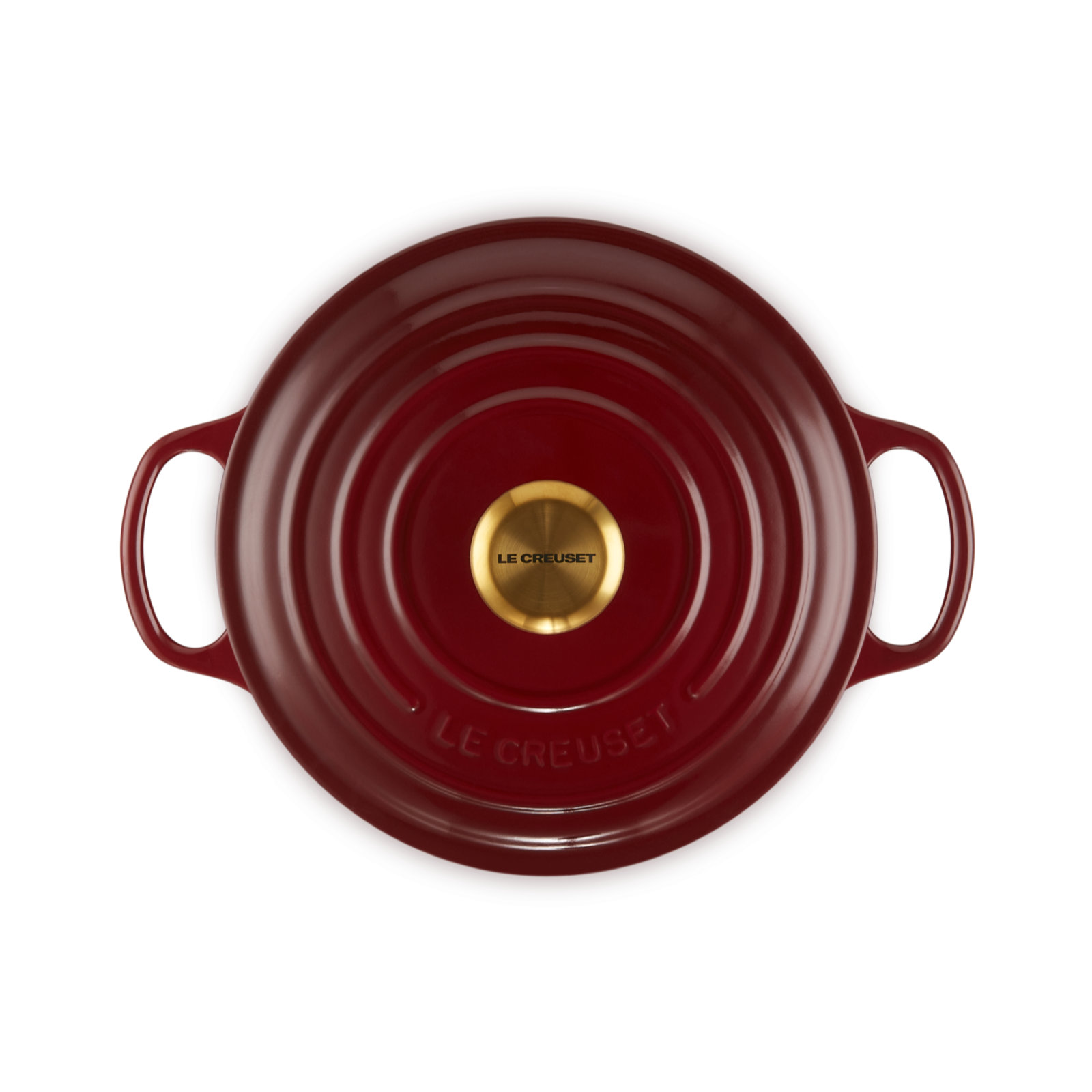 Round Casserole (Gold Knob) image number 3