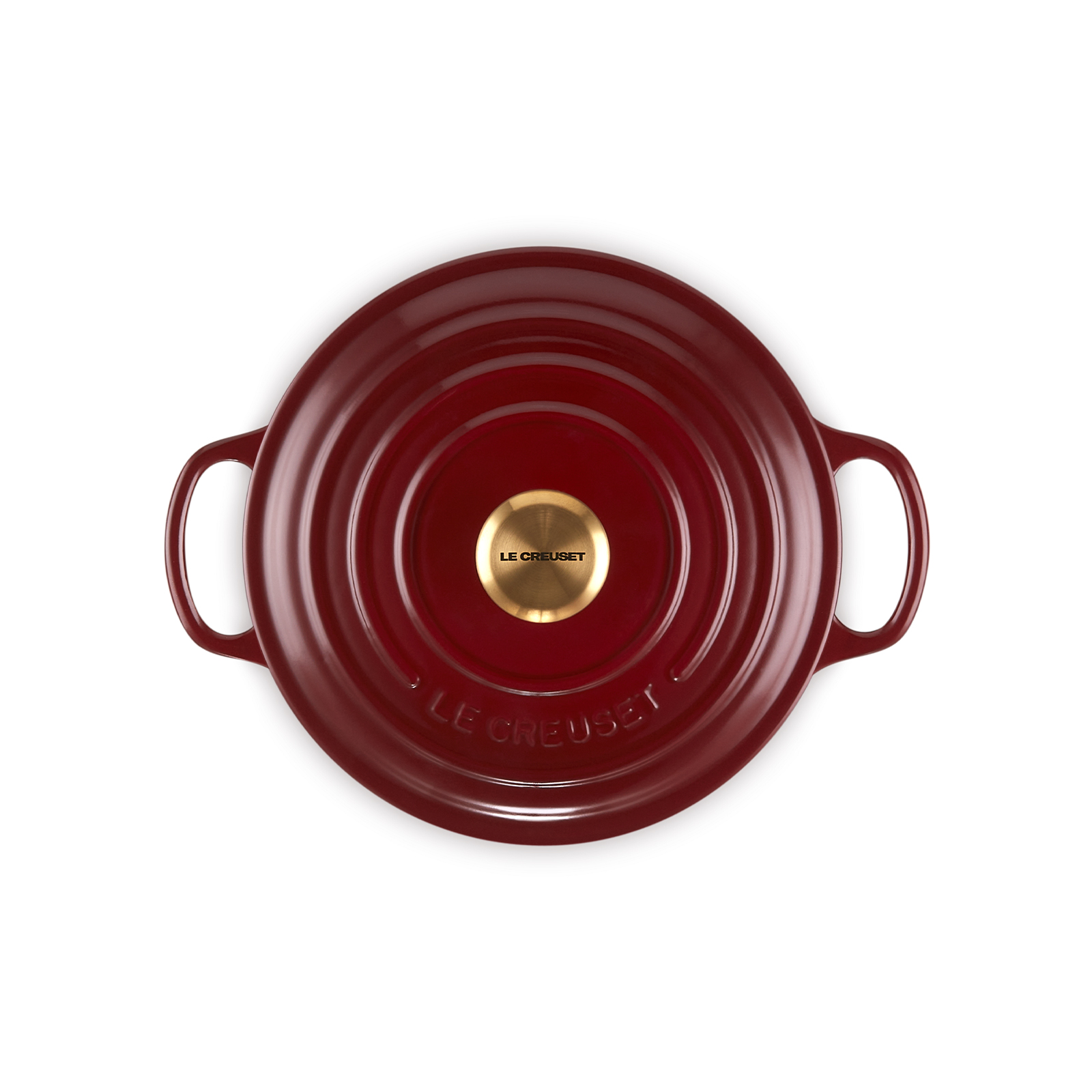 圓形琺瑯鑄鐵鍋 (金色鍋蓋頭) image number 3