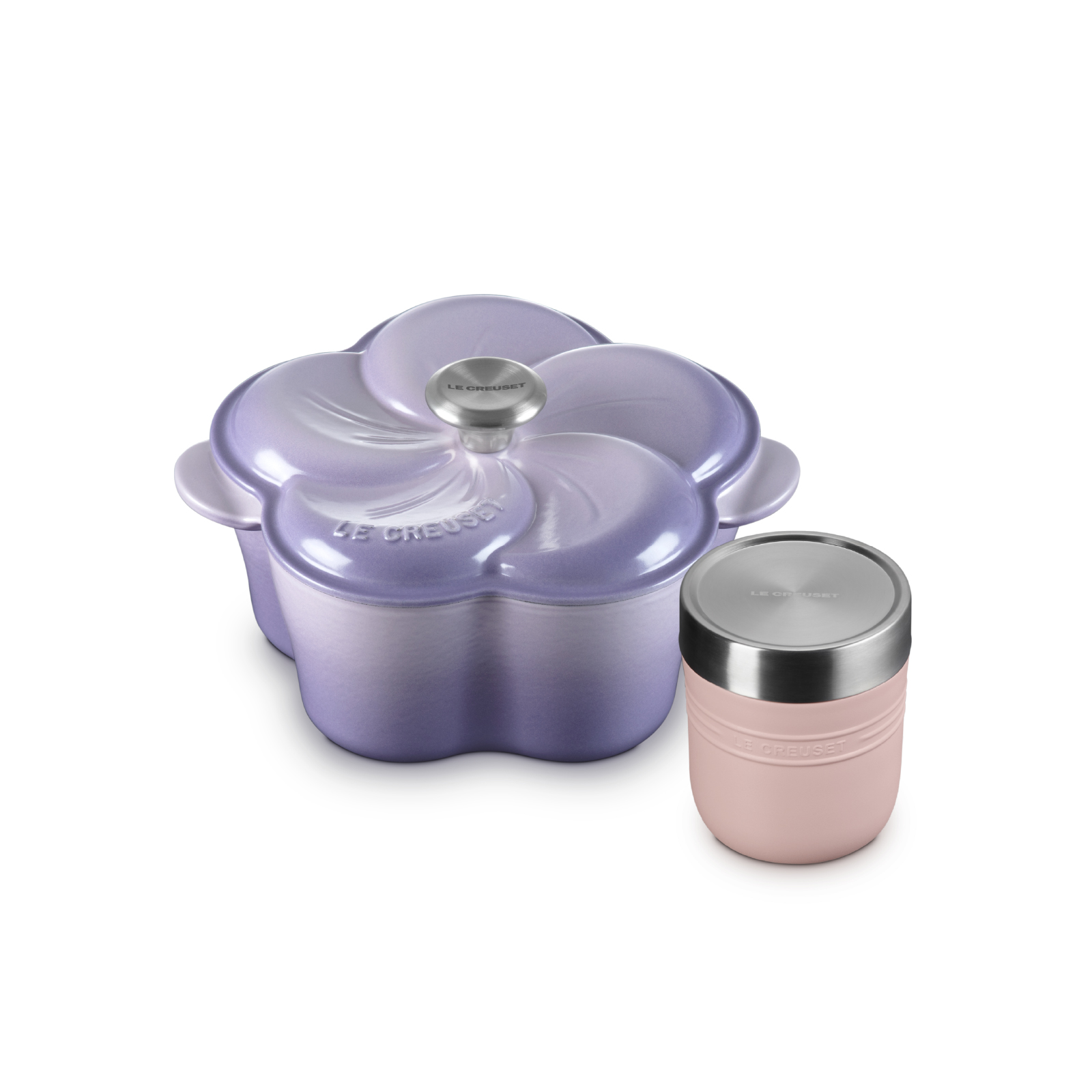 Flower Cocotte 20cm Bluebell Purple Special Set