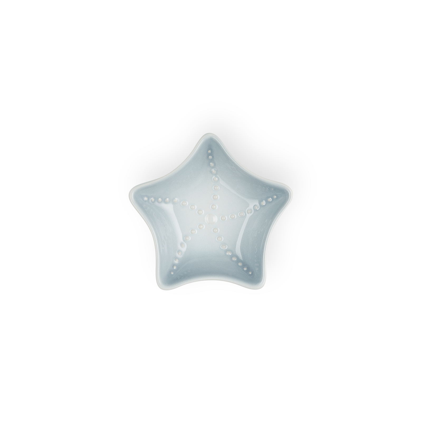 Starfish Mini Dish 11cm Silver Blue