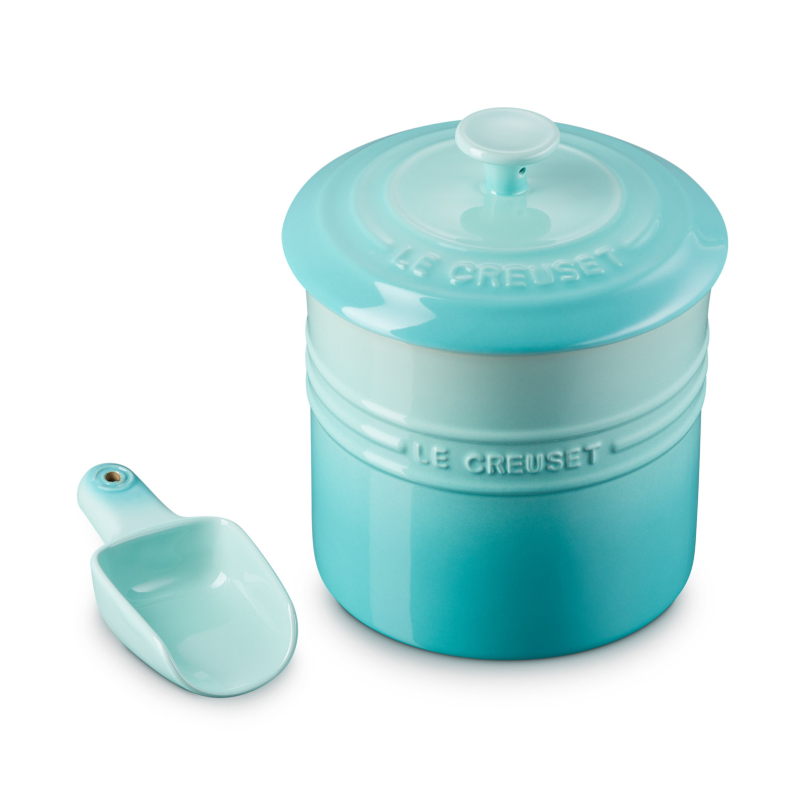 Pet Food Container with Scoop image number 1