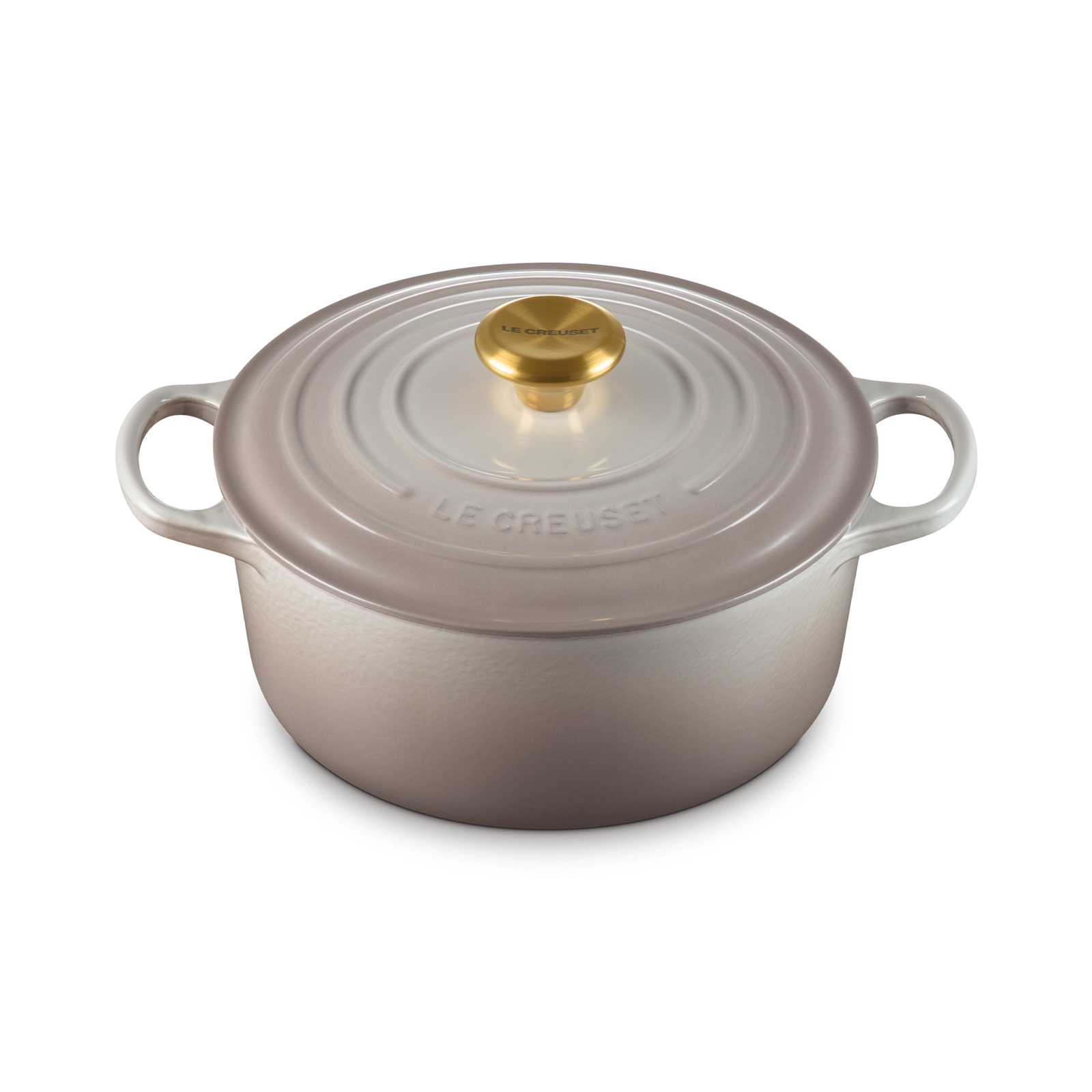 Round Casserole (Gold Knob) image number 1