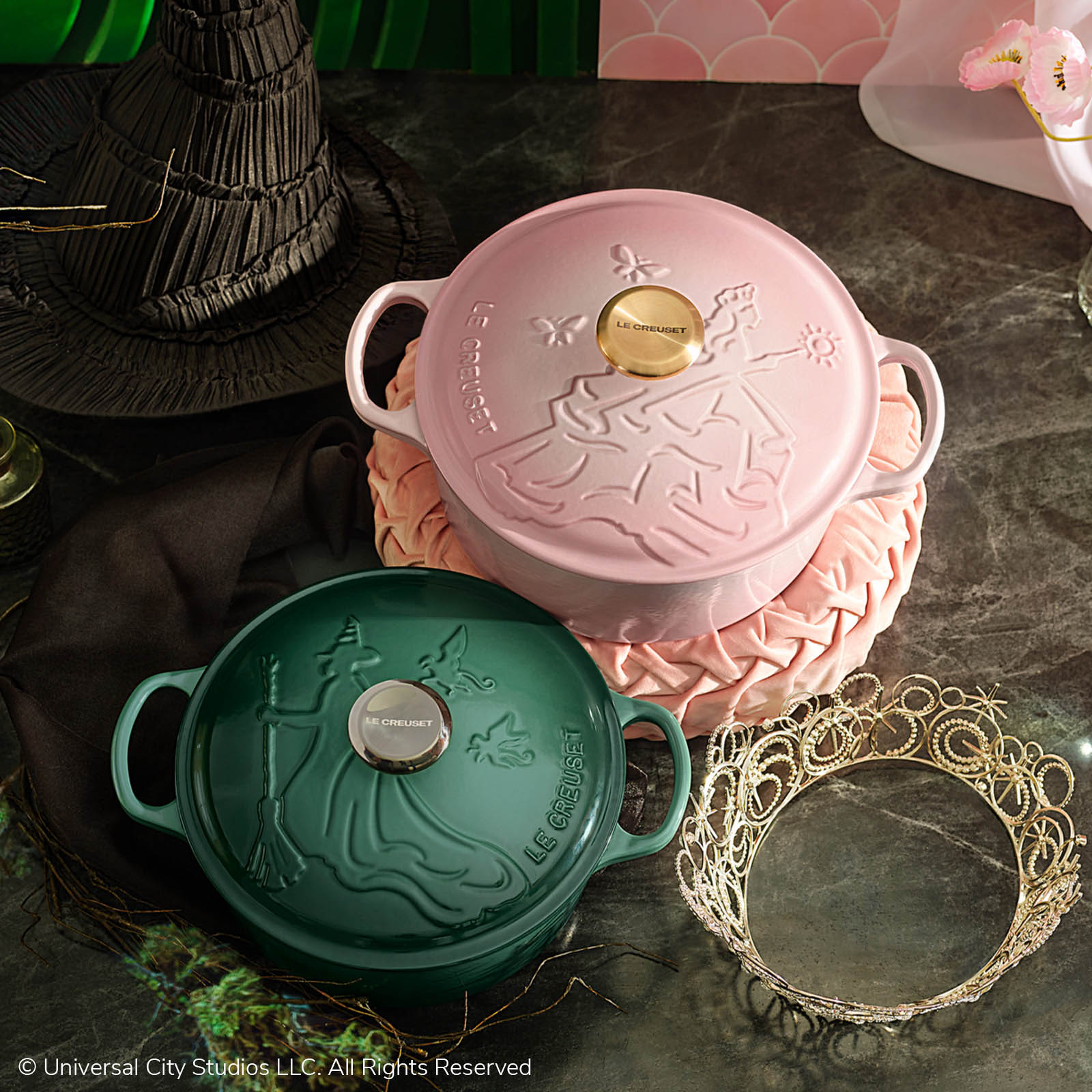 Wicked Glinda 浮雕圓形琺瑯鑄鐵鍋 image number 5