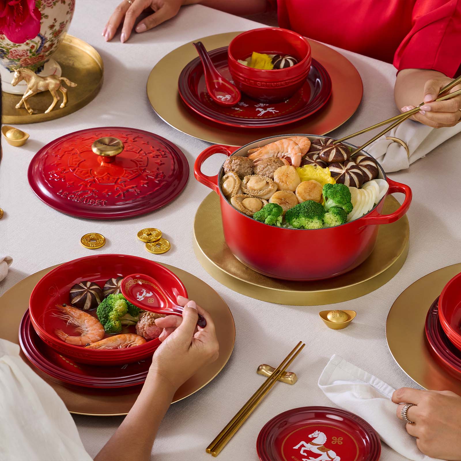 Carousel Set of 2 Chinese Spoon image number 8