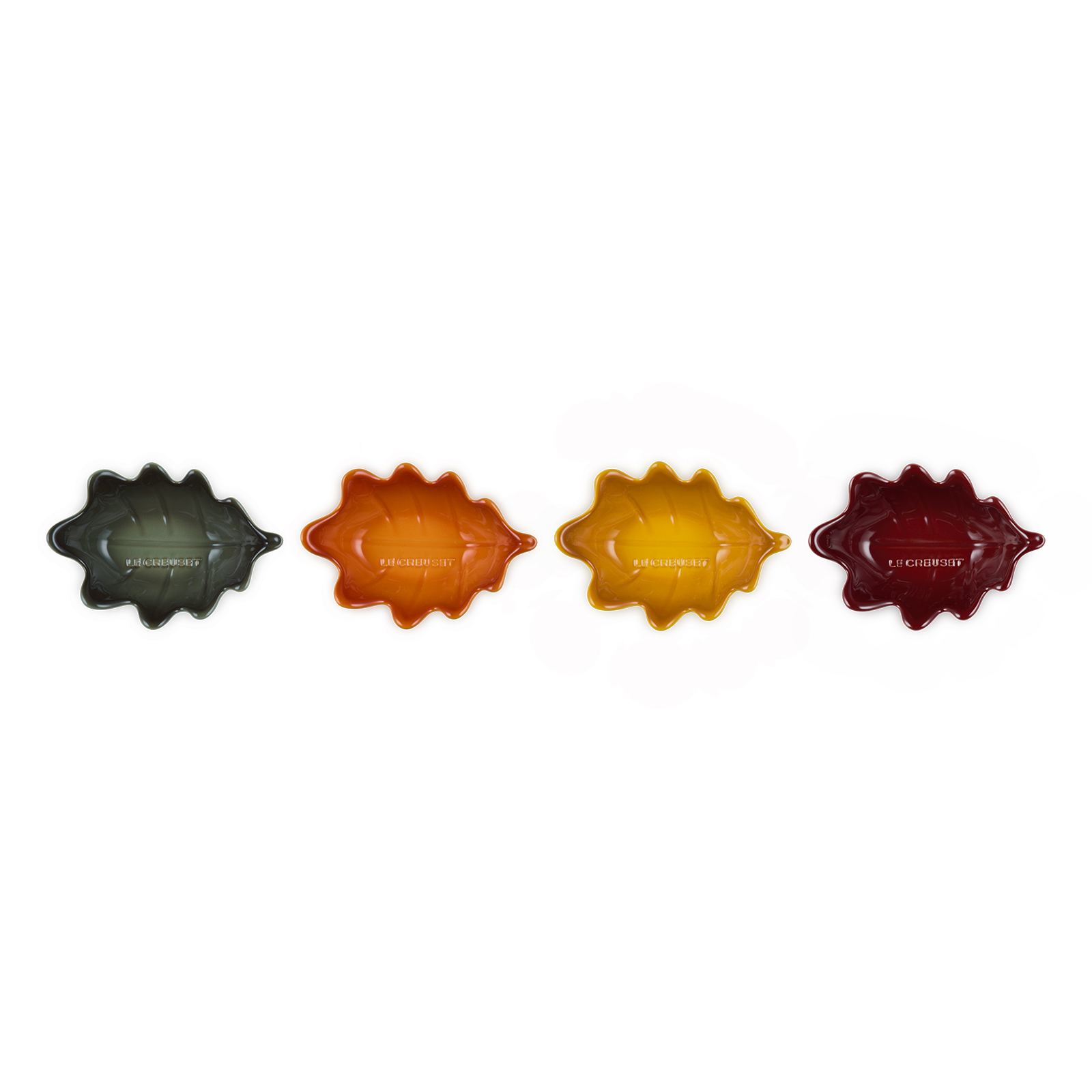 Set of 4 Oak Leaf Mini Dishes image number 3