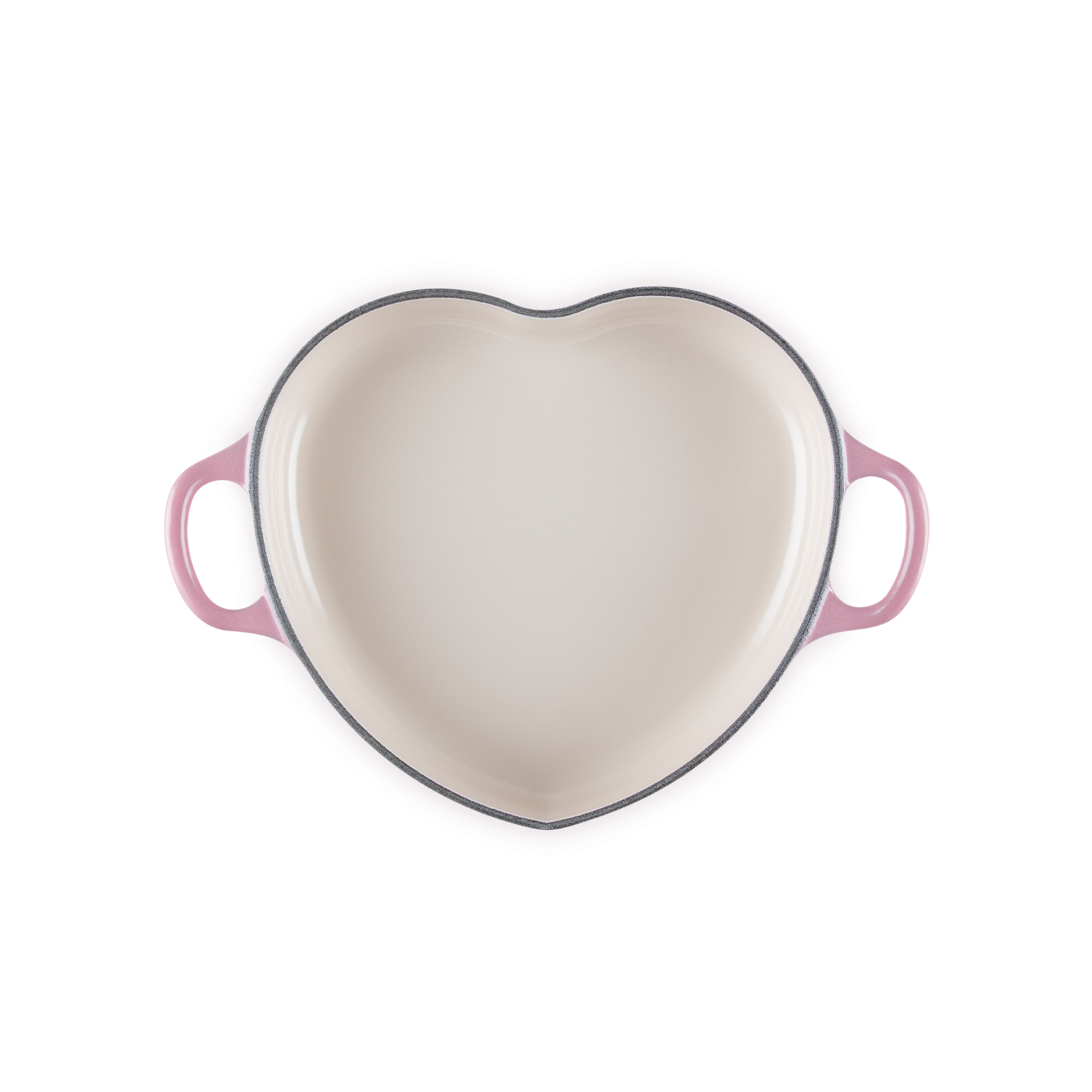 心形琺瑯鑄鐵淺底鍋 (銅色鍋蓋頭) image number 4