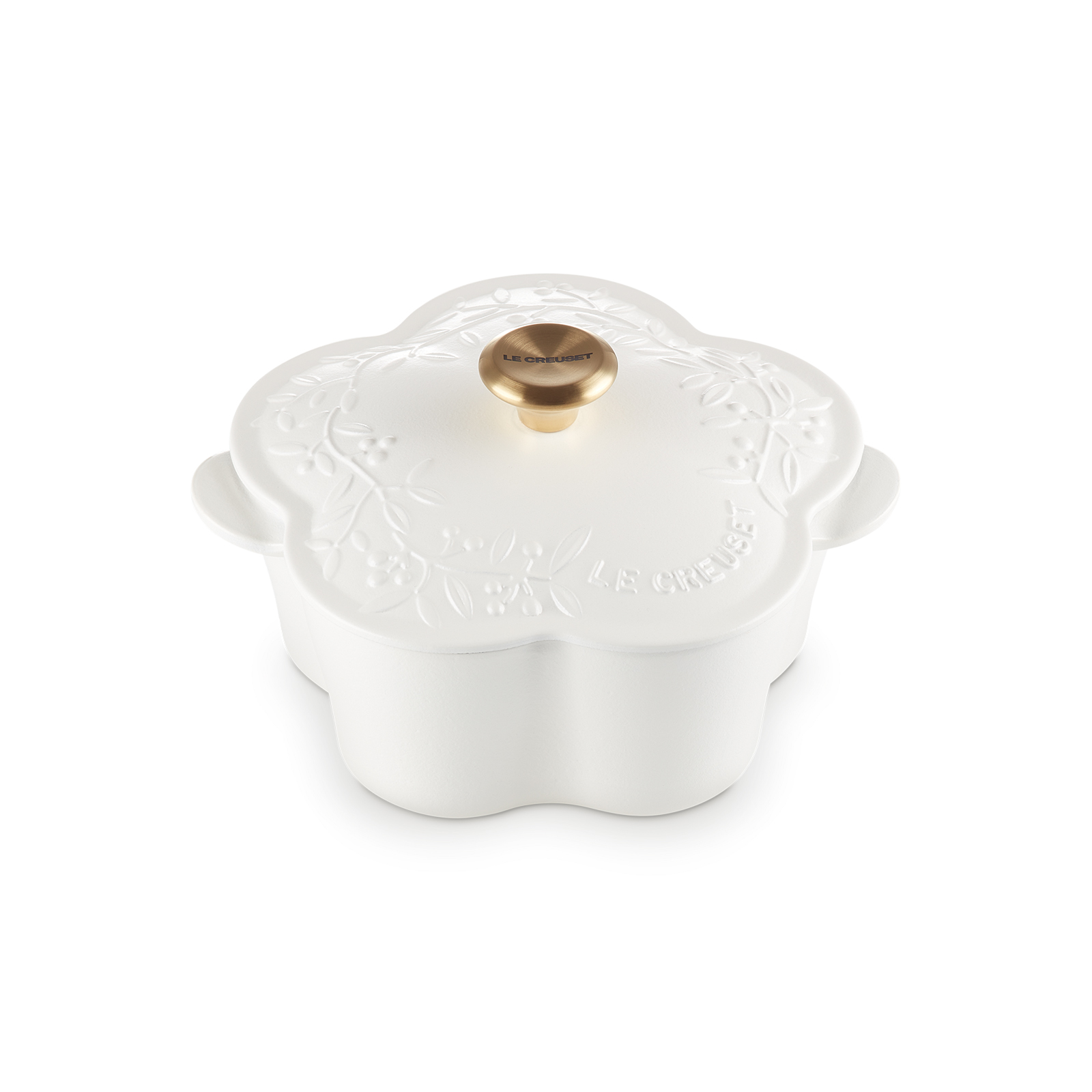 Elegant Frill 花形琺瑯鑄鐵鍋 20厘米 Cotton