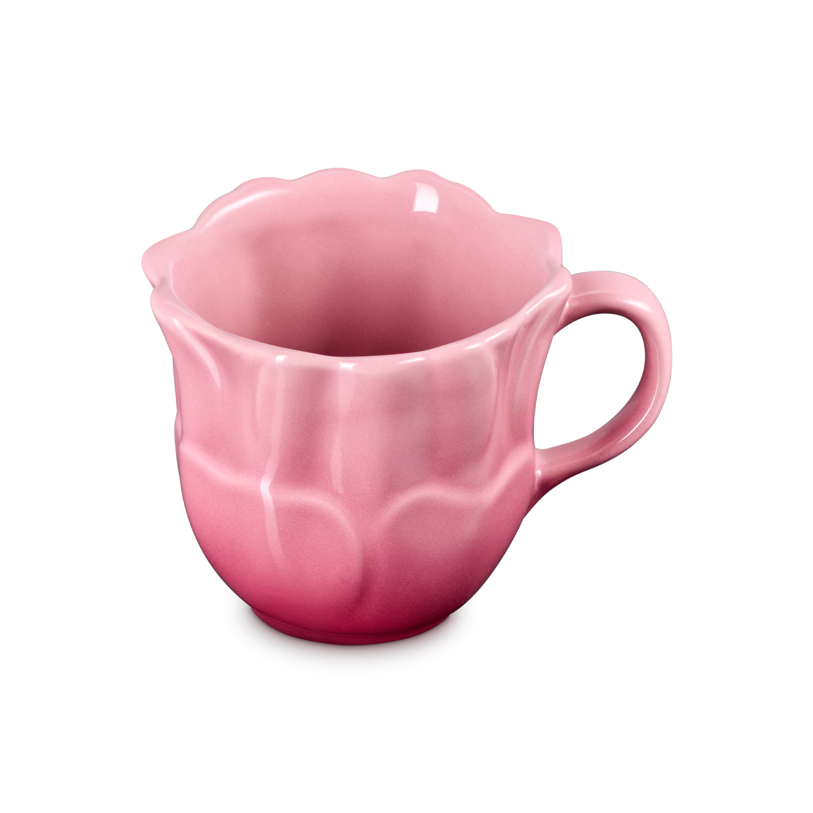 銀蓮花花瓣造型陶瓷杯 image number 1