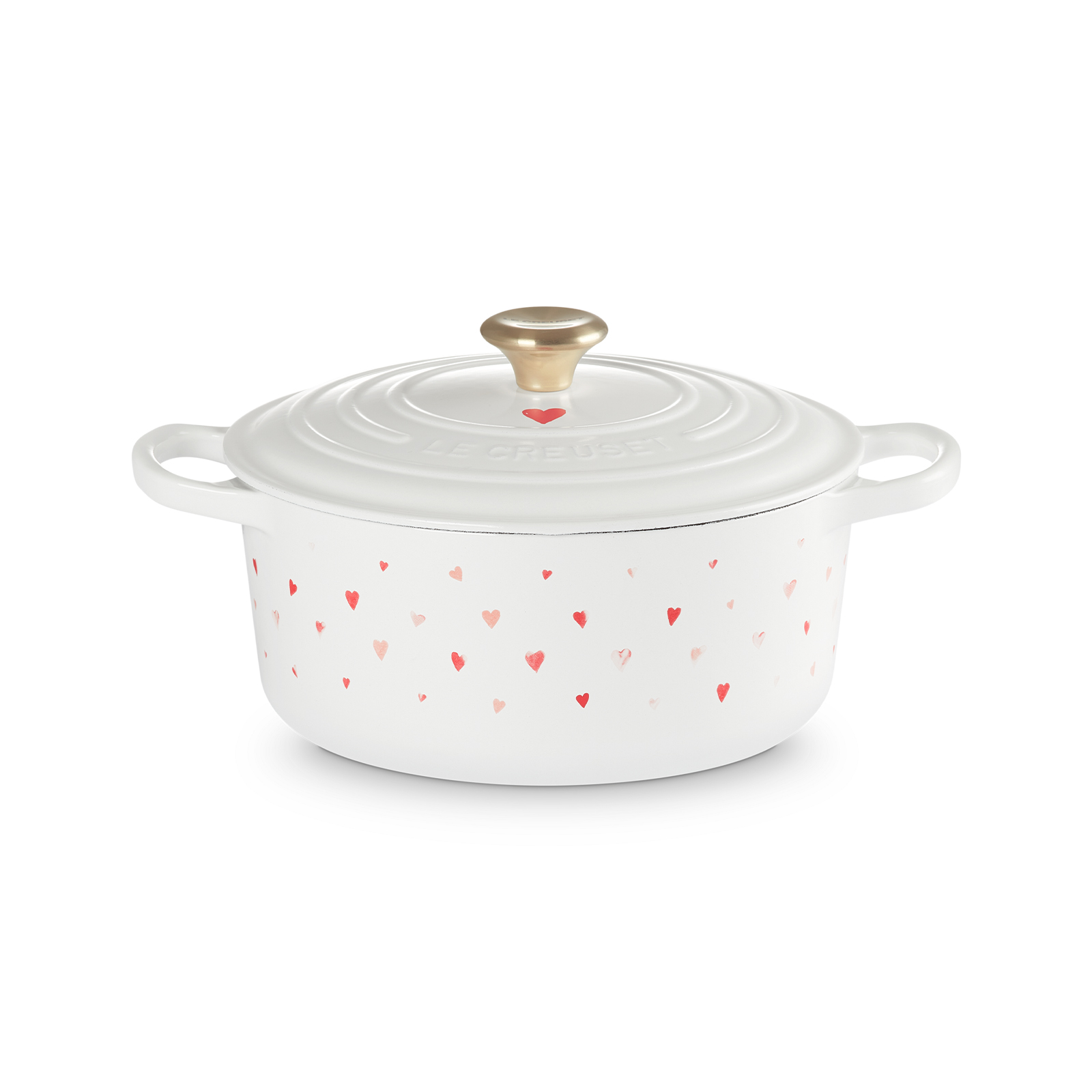 Hearts 圓形琺瑯鑄鐵鍋
