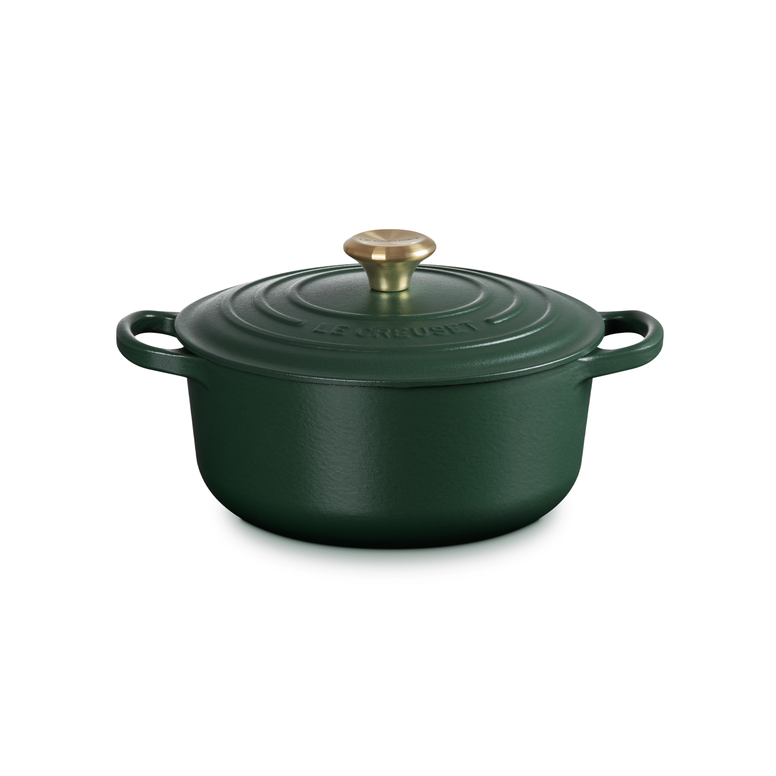 Round Casserole (Light Gold Knob) image number 0