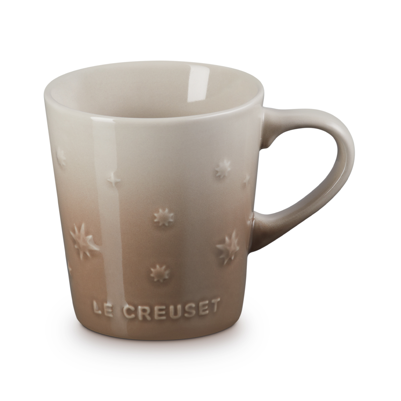 星形浮雕陶瓷杯