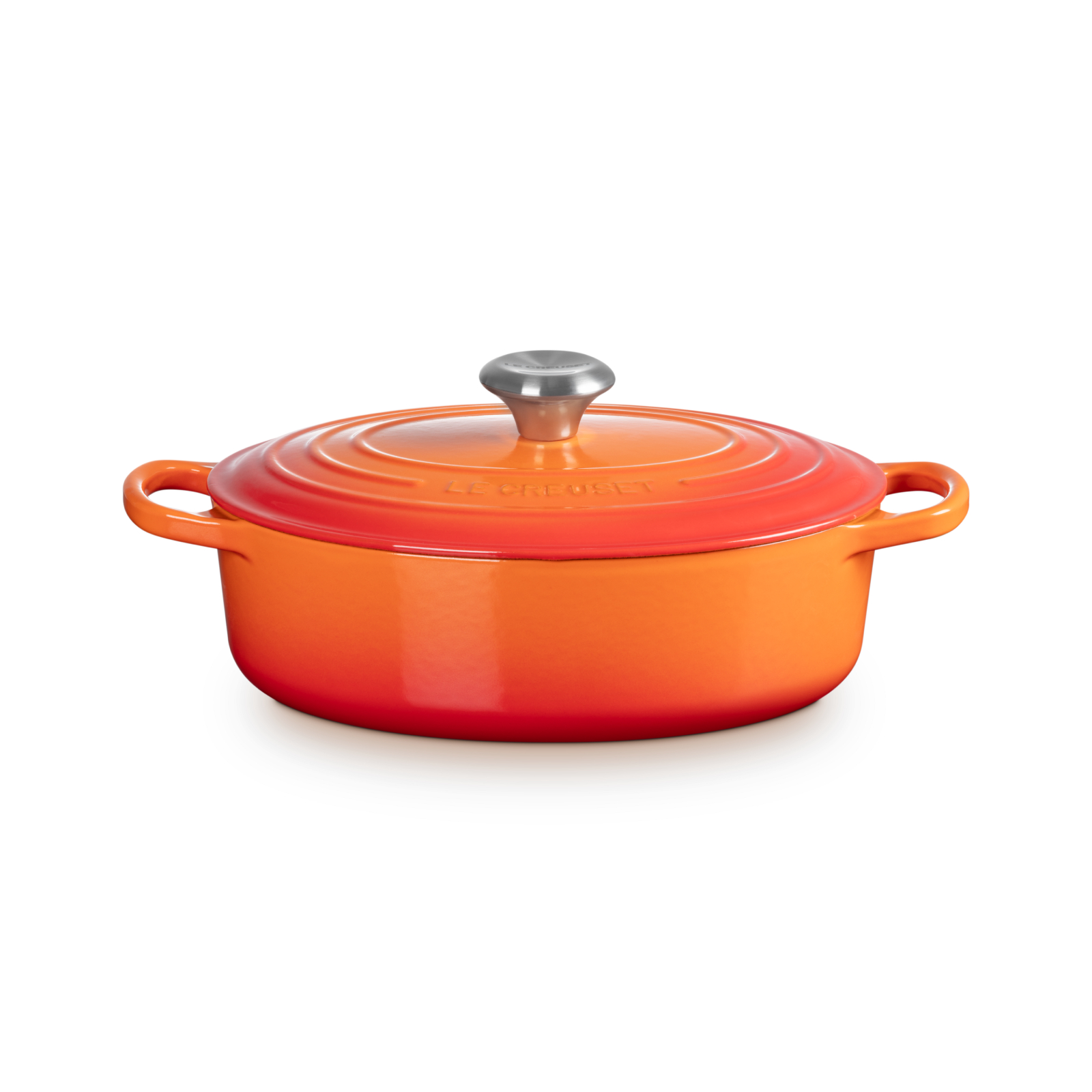 Oval Wide Casserole 27cm Flame