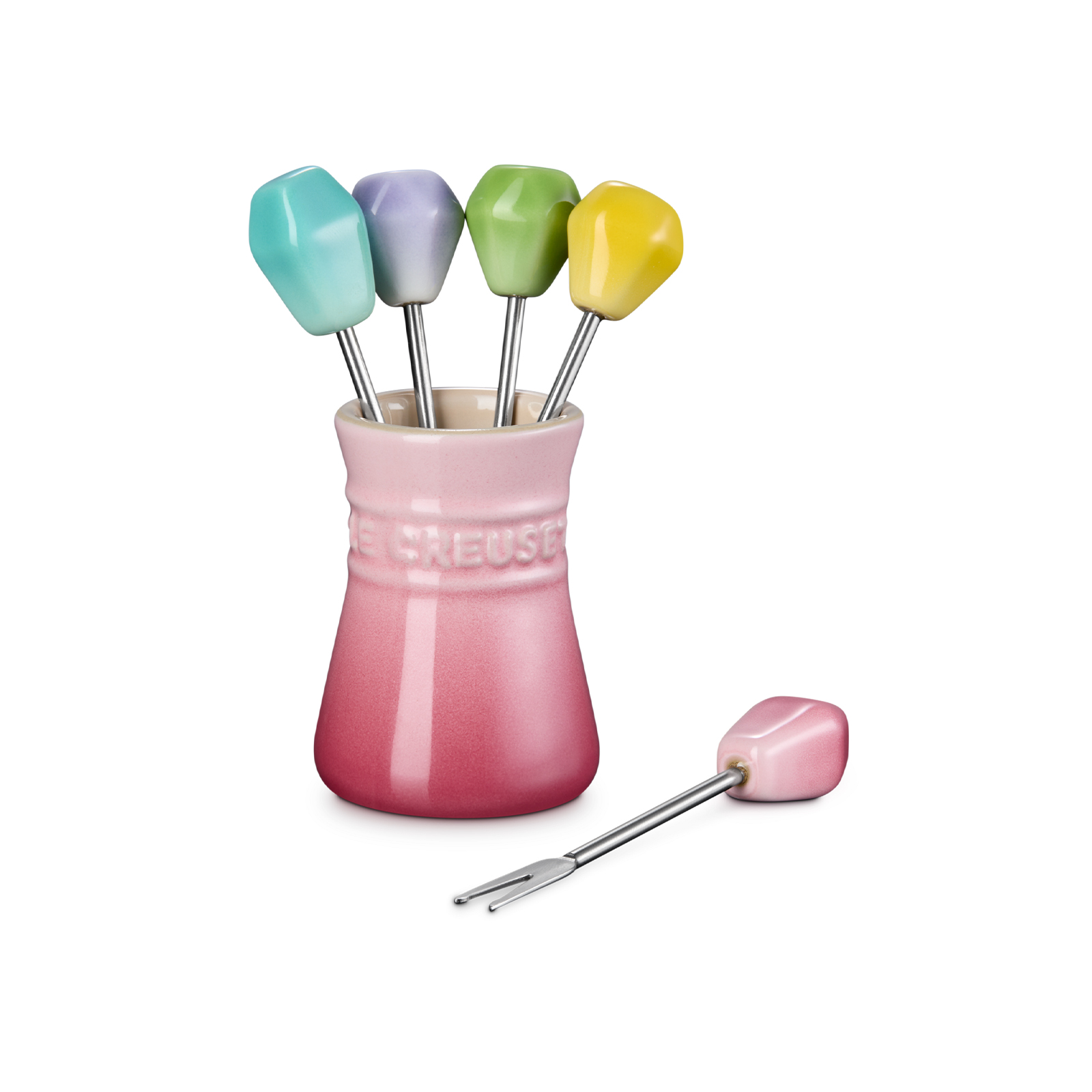 Food Pick Set Pale Rose/Cool Mint/Pastel Purple/Soleil/Kiwi