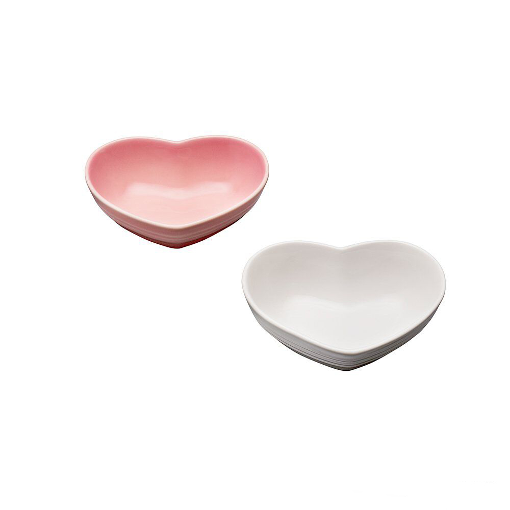 Set of 2 Heart Dishes image number 1