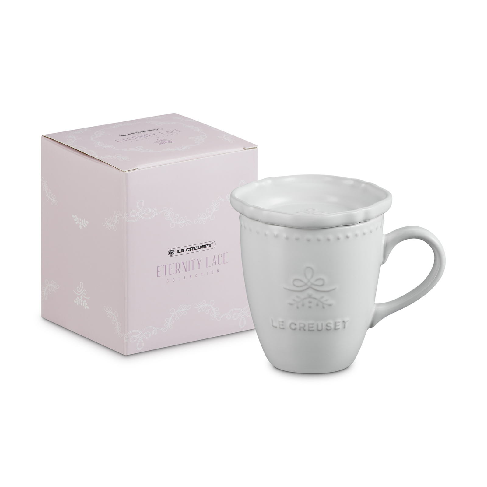 Eternity Lace Mug with Lid