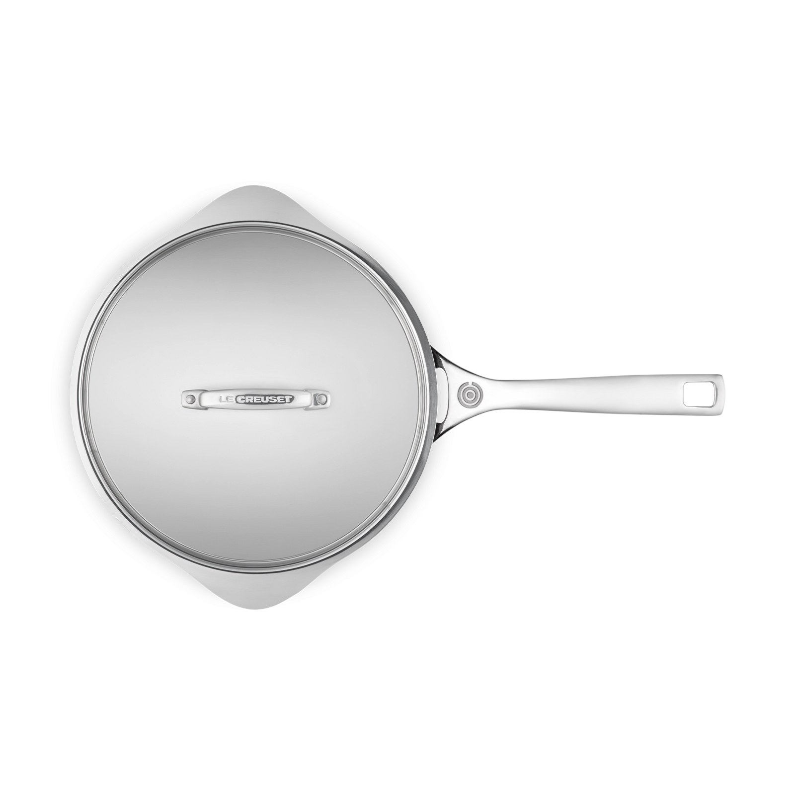 陶瓷易潔單柄深炒鍋連不銹鋼蓋 image number 3