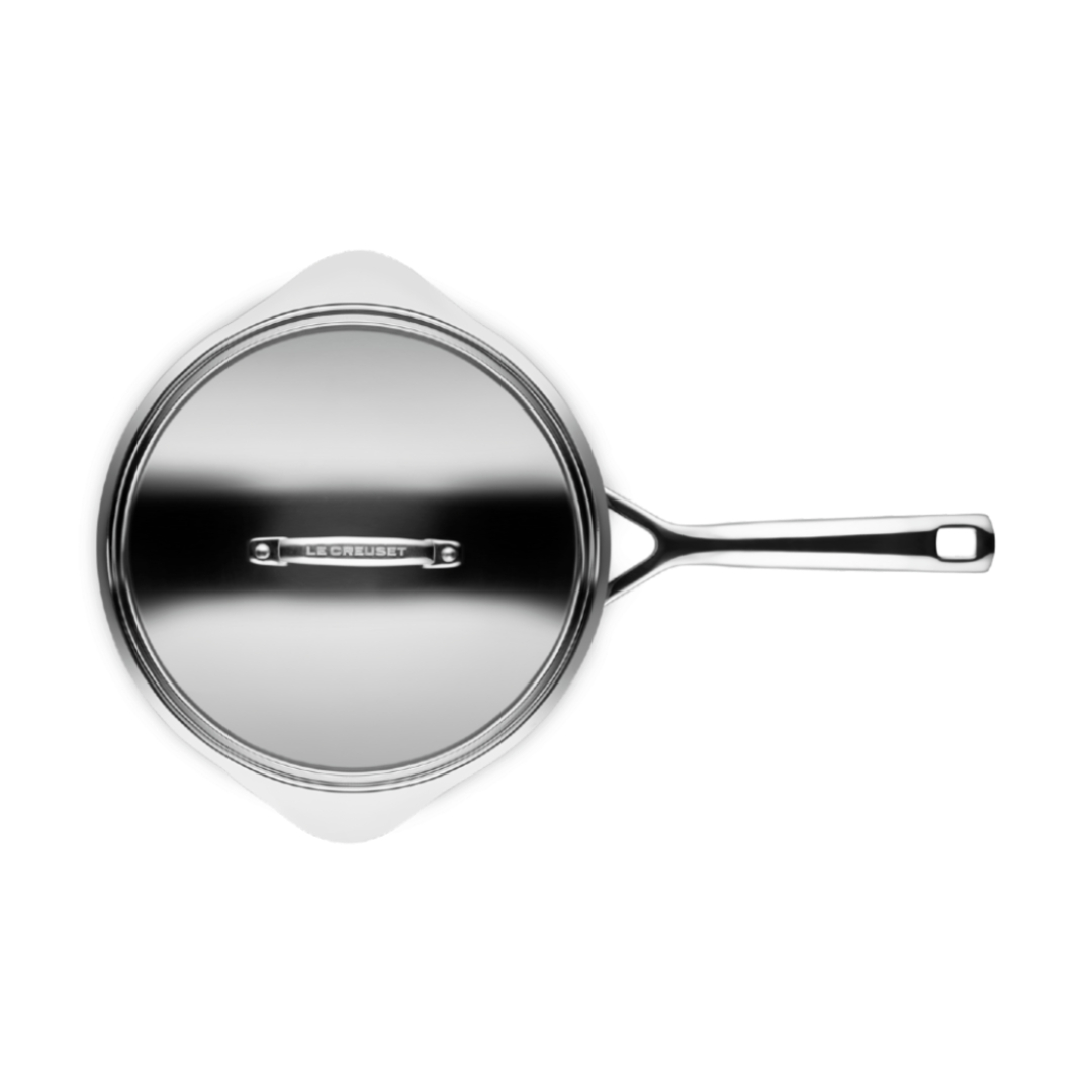 Toughened Non-Stick Chef Pan with Stainless Steel Lid image number 3
