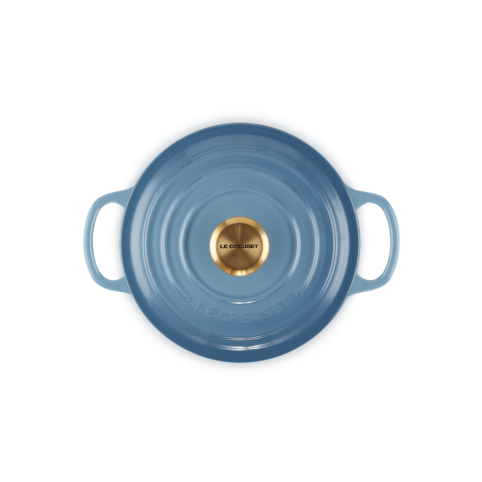Round Casserole (Gold Knob) image number 3
