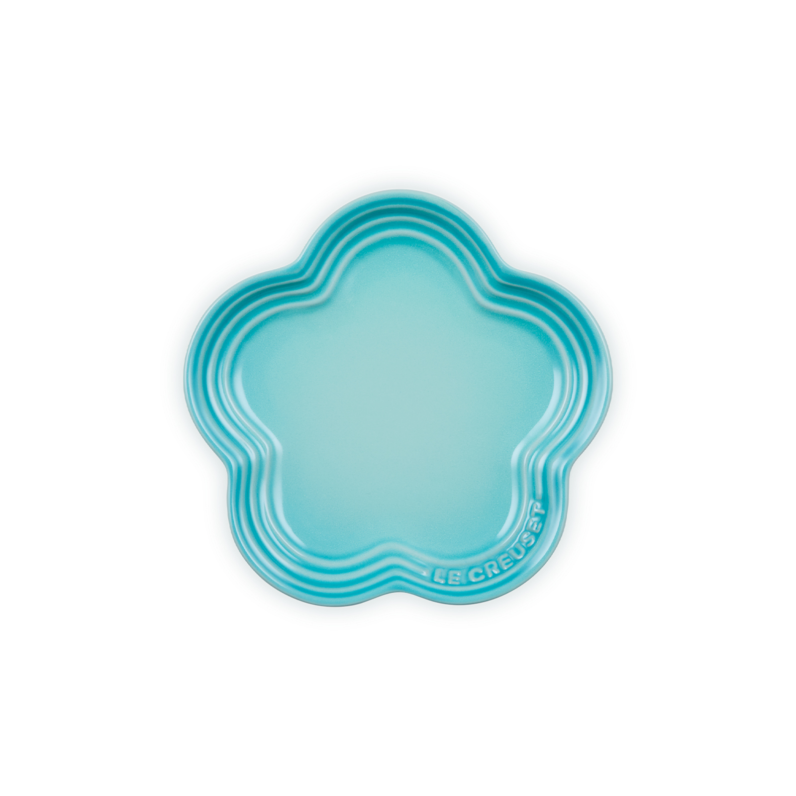 Flower Plate 14cm Cool Mint