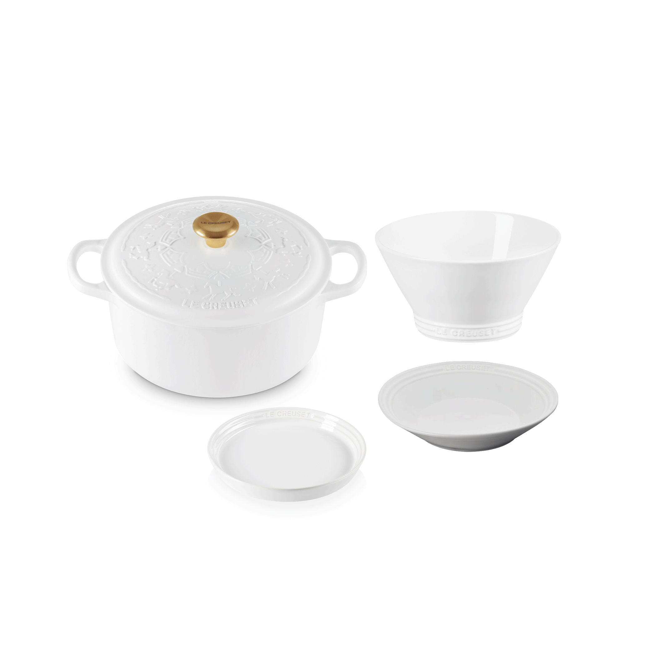Carousell RFO22​ Cotton + Neo 19cm Noodle Bowl + 22cm Shallow Dish + 22cm Round Plate​