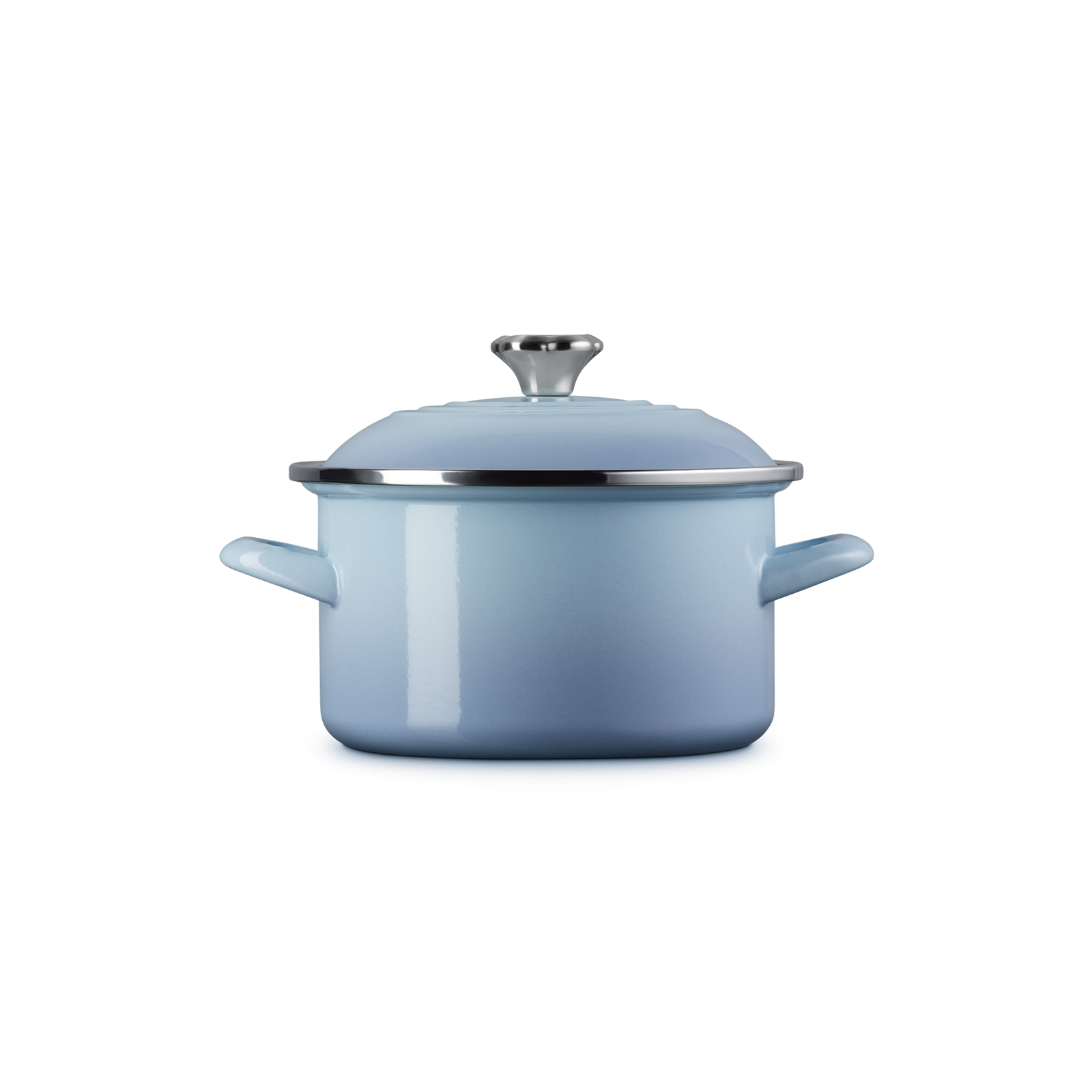Enamel On Steel Casserole (Flower Knob) image number 2