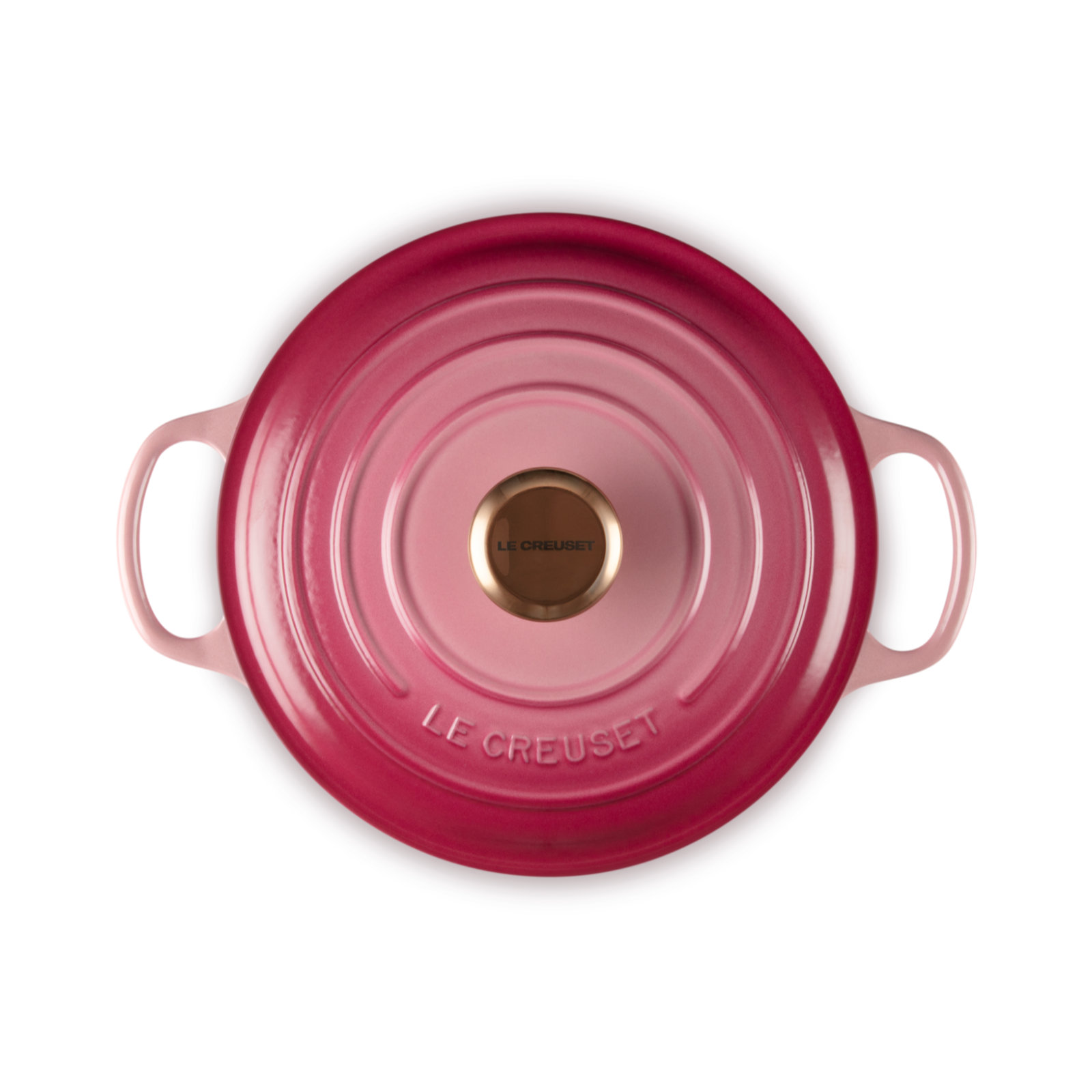 圓形琺瑯鑄鐵鍋 (銅色鍋蓋頭) image number 3