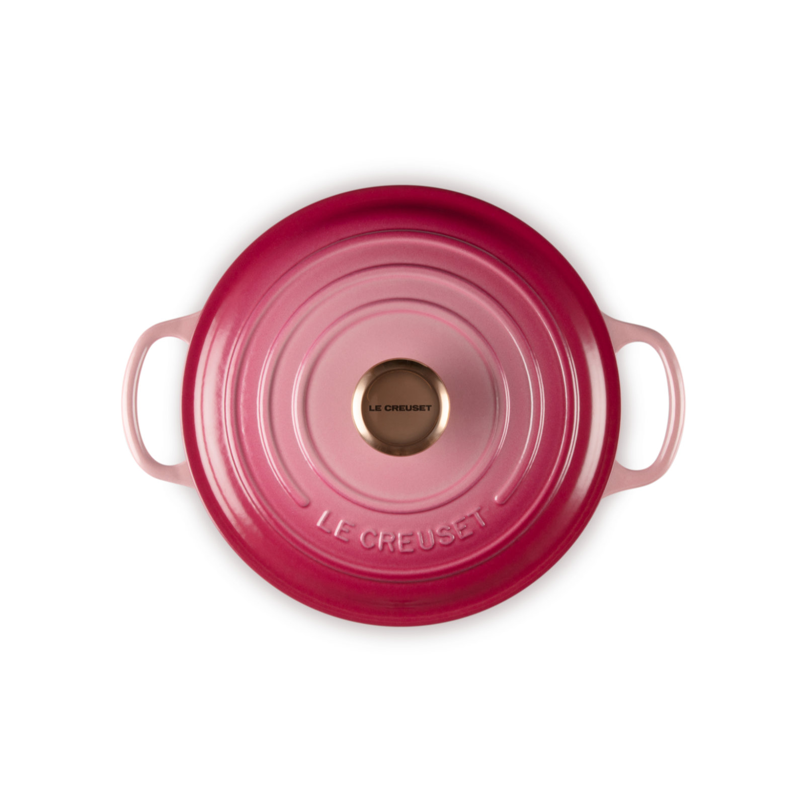 圓形琺瑯鑄鐵鍋 (銅色鍋蓋頭) image number 3