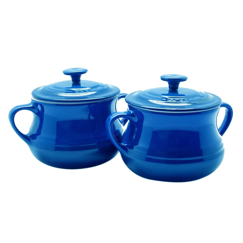 陶瓷有蓋湯盅2件裝 Marseille