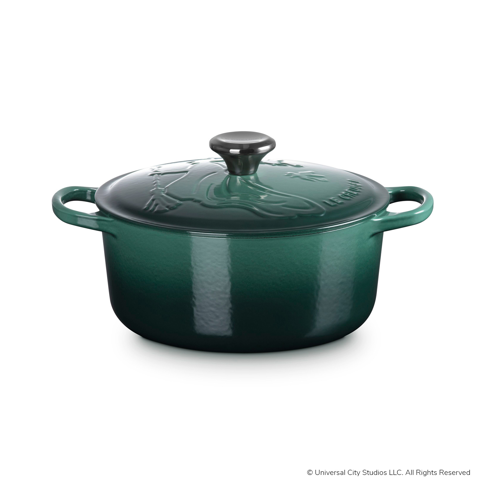 Wicked Elphaba 浮雕圓形琺瑯鑄鐵鍋 image number 1