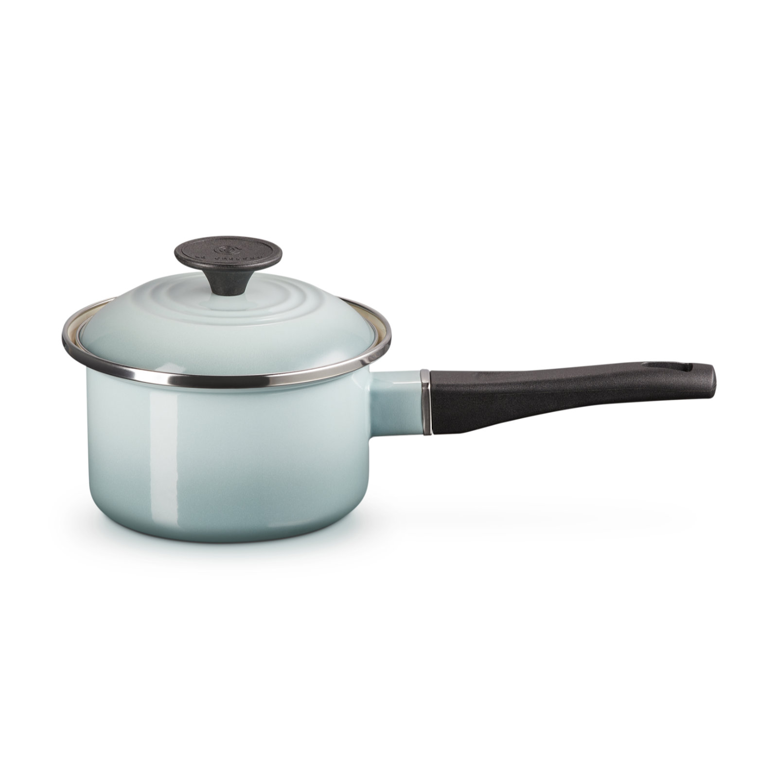 琺瑯鋼單柄鍋 14厘米 Sea Salt