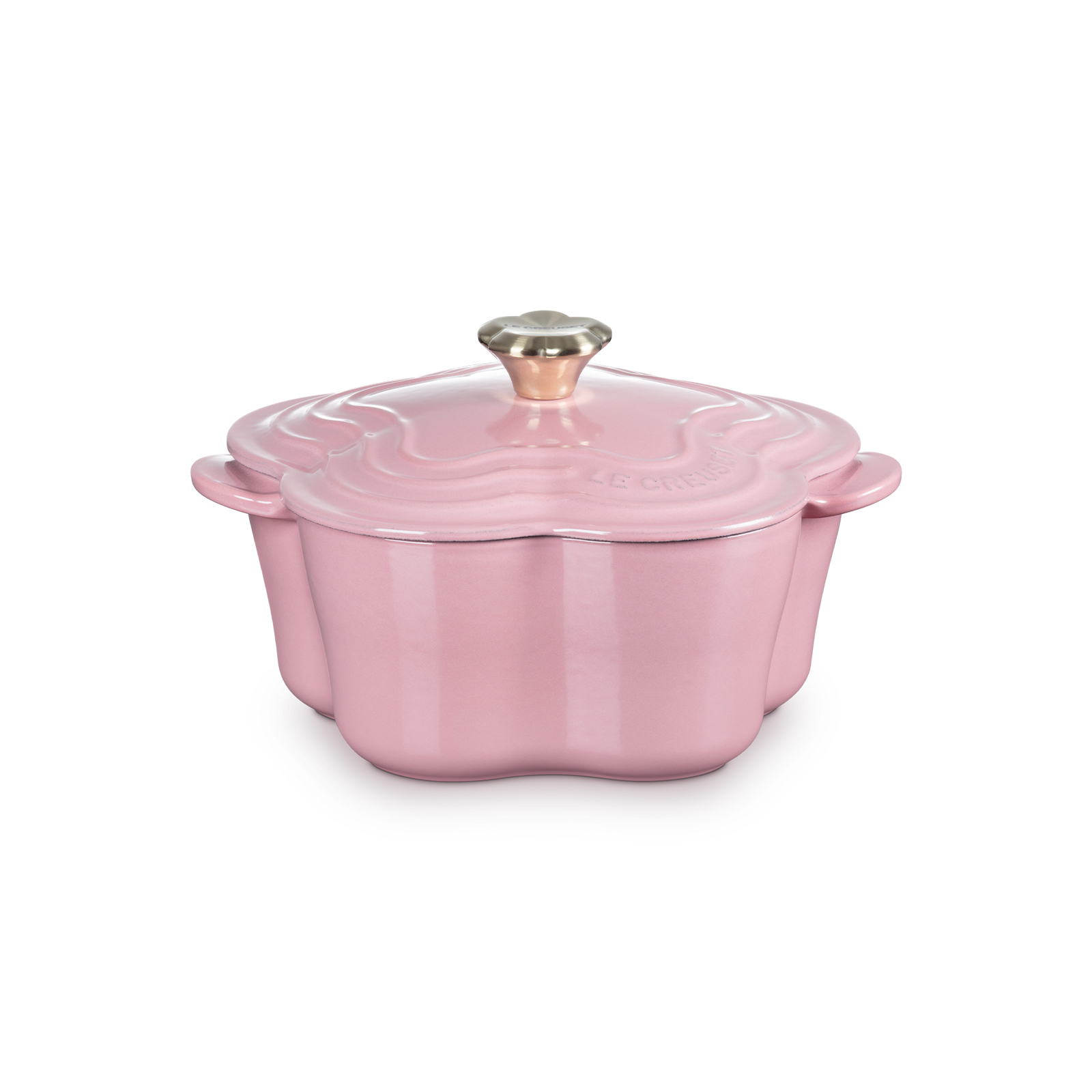 Flower Shaped Casserole (Light Gold Flower Knob) image number 1