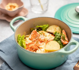 三文魚新薯暖沙律