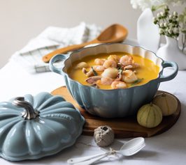 Pumpkin Seafood Soup