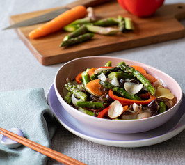 三蔬炒木耳鮮百合