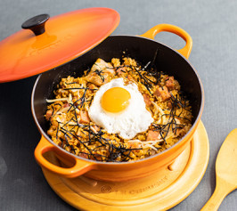泡菜炒藜麥飯